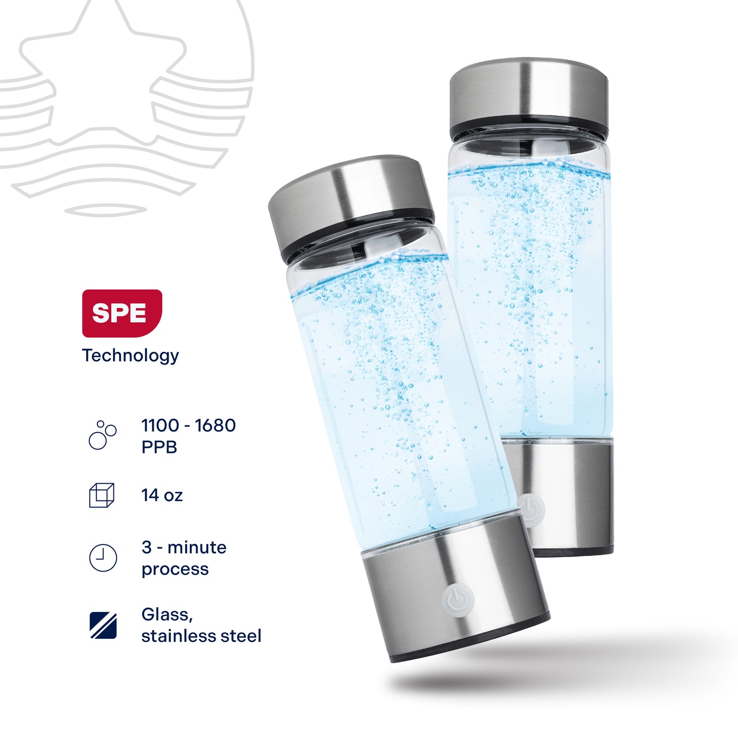 HydroWata | Hydrogen Water Bottle