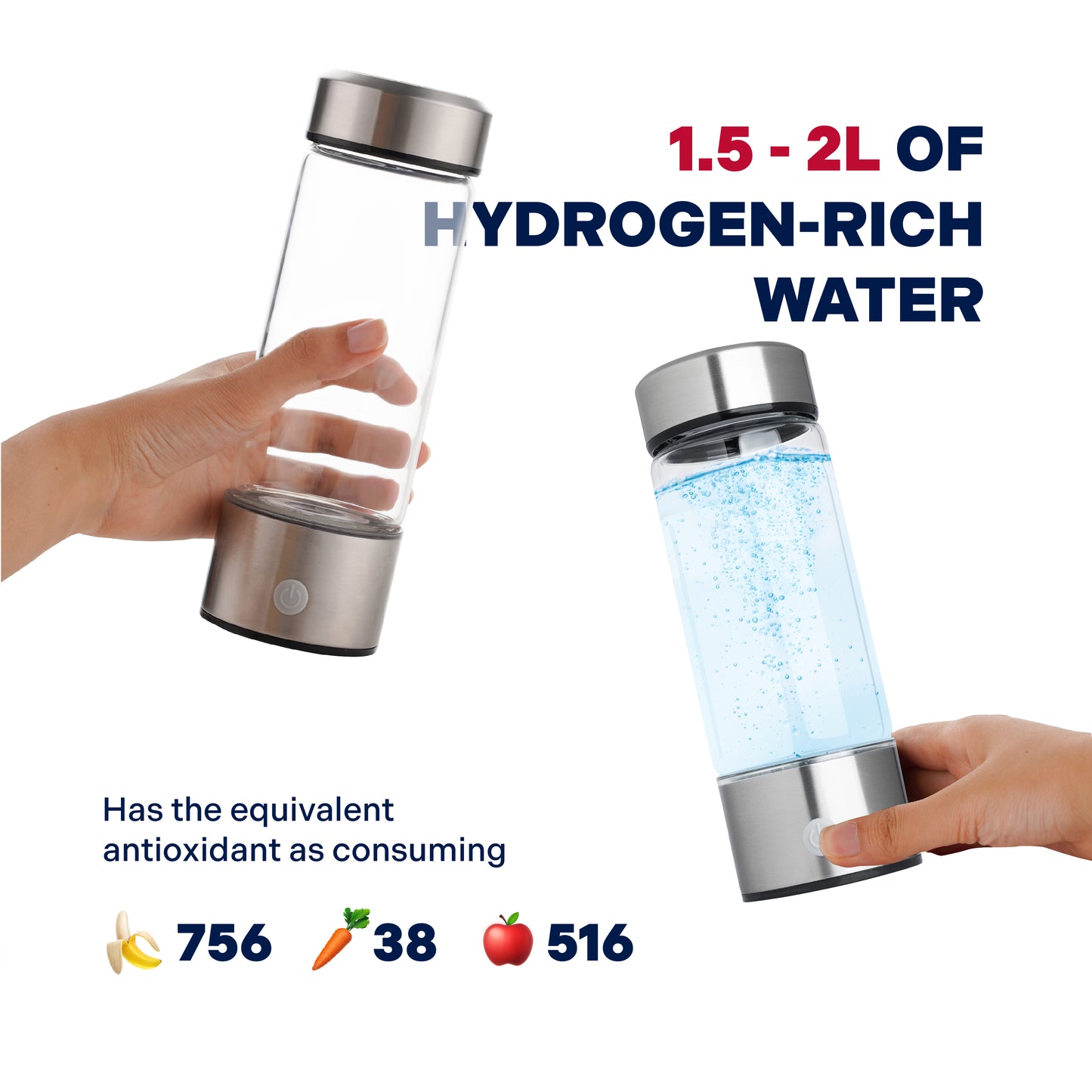 HydroWata | Hydrogen Water Bottle