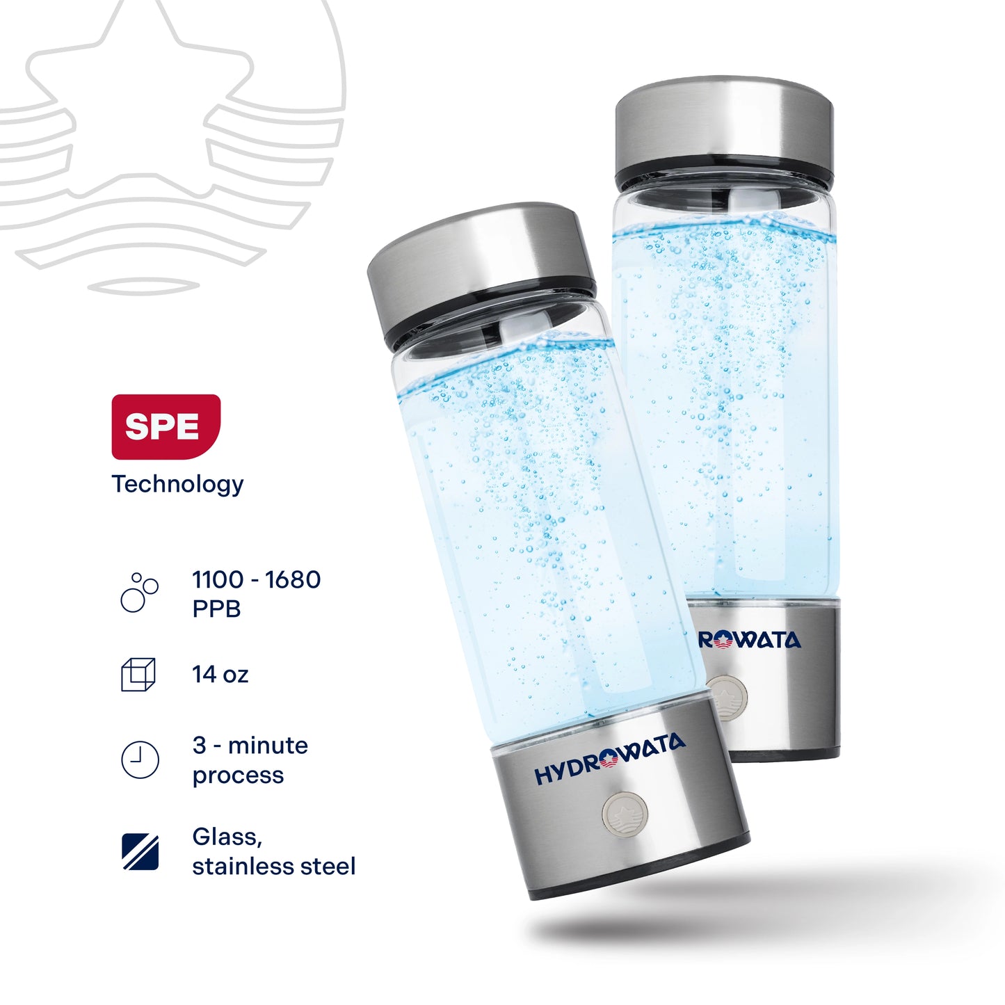 HydroWata | Hydrogen Water Bottle - Flash Sale