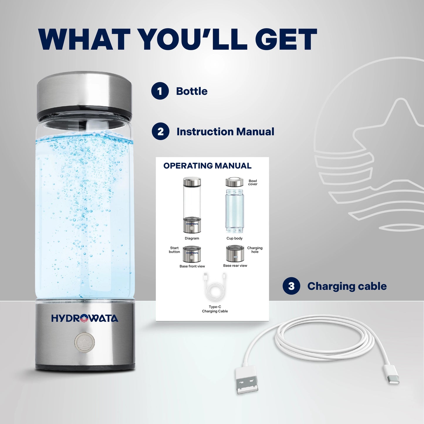HydroWata | Hydrogen Water Bottle - Flash Sale