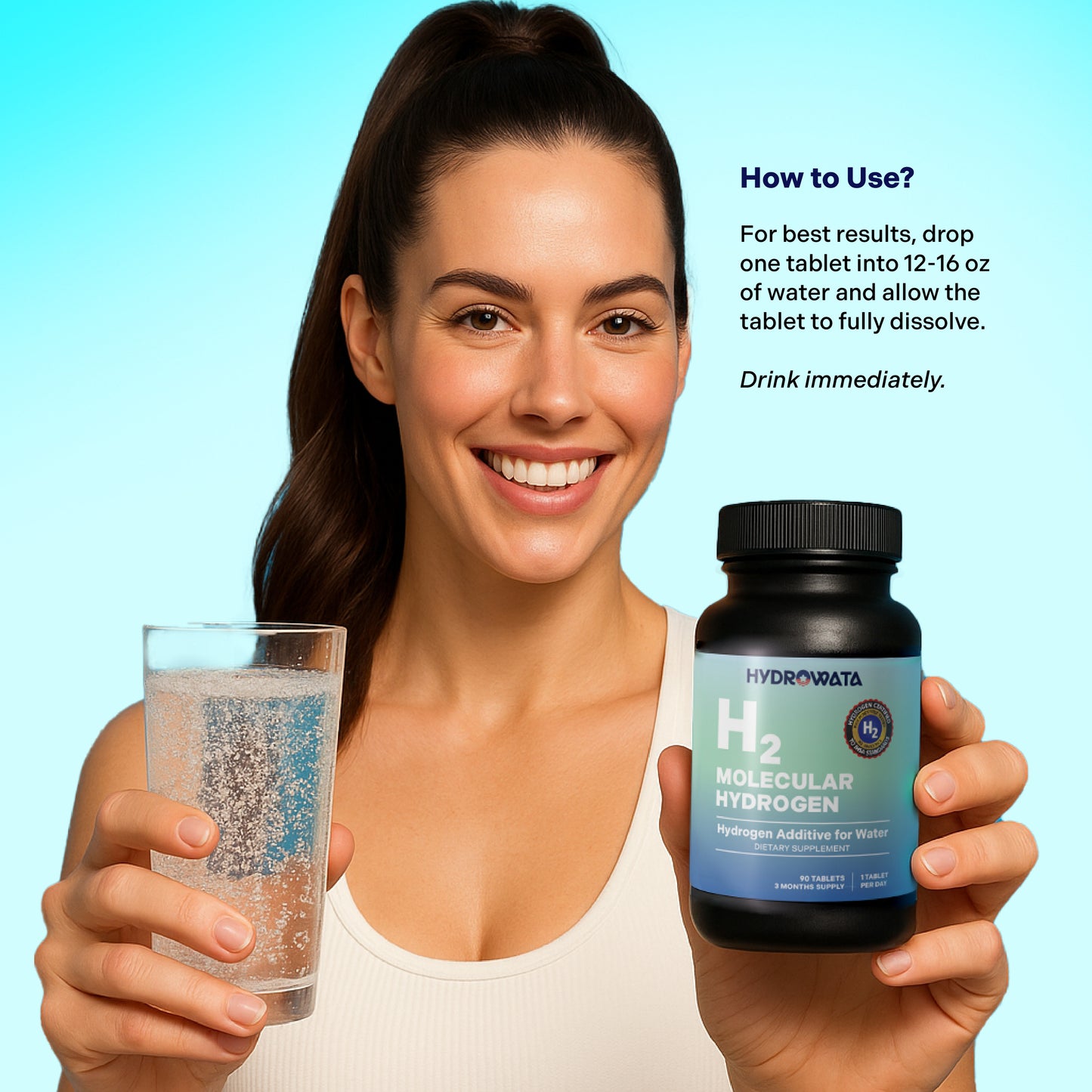 HydroWata™ | Hydrogen Water Tablets 90 Servings