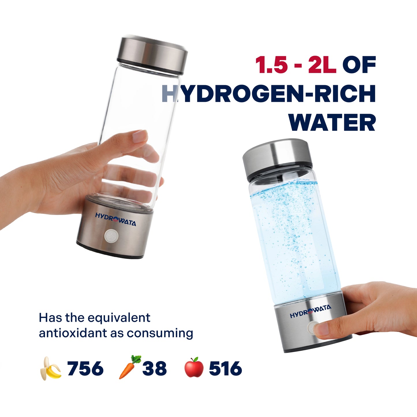 HydroWata™ Hydrogen Water Bottle